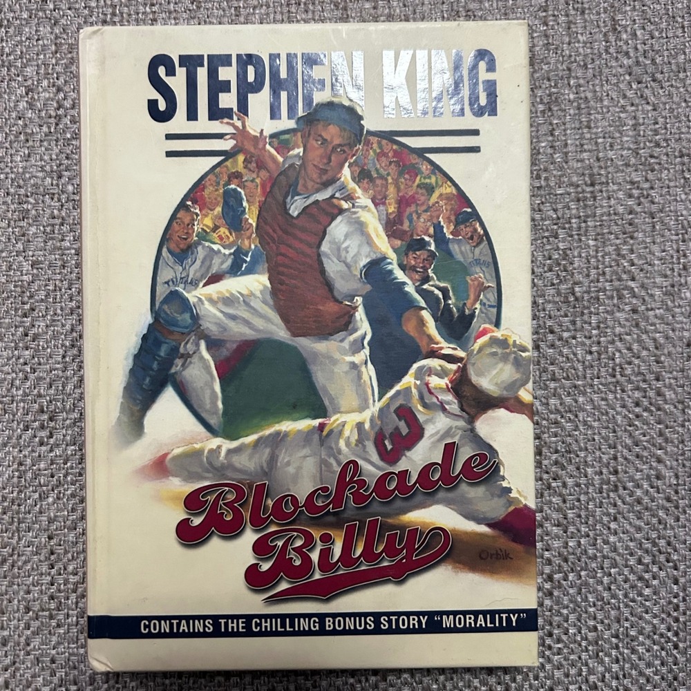 Stephen King Blockade Billy 2010 First Scribner Edition Hardcover w/DJ